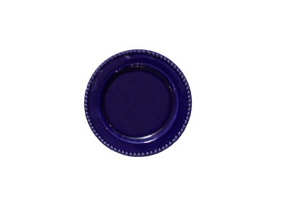 Conjunto 6 pratos sobremesa Bolinha Azul Royal